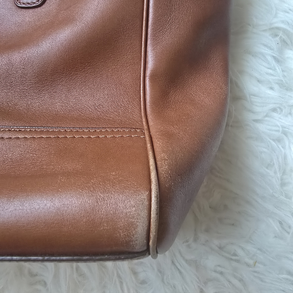 Coach Legacy Candace medium carryall cognac leather - Picture 10 of 11